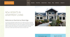 Desktop Screenshot of overlookatwestridgeapts.com
